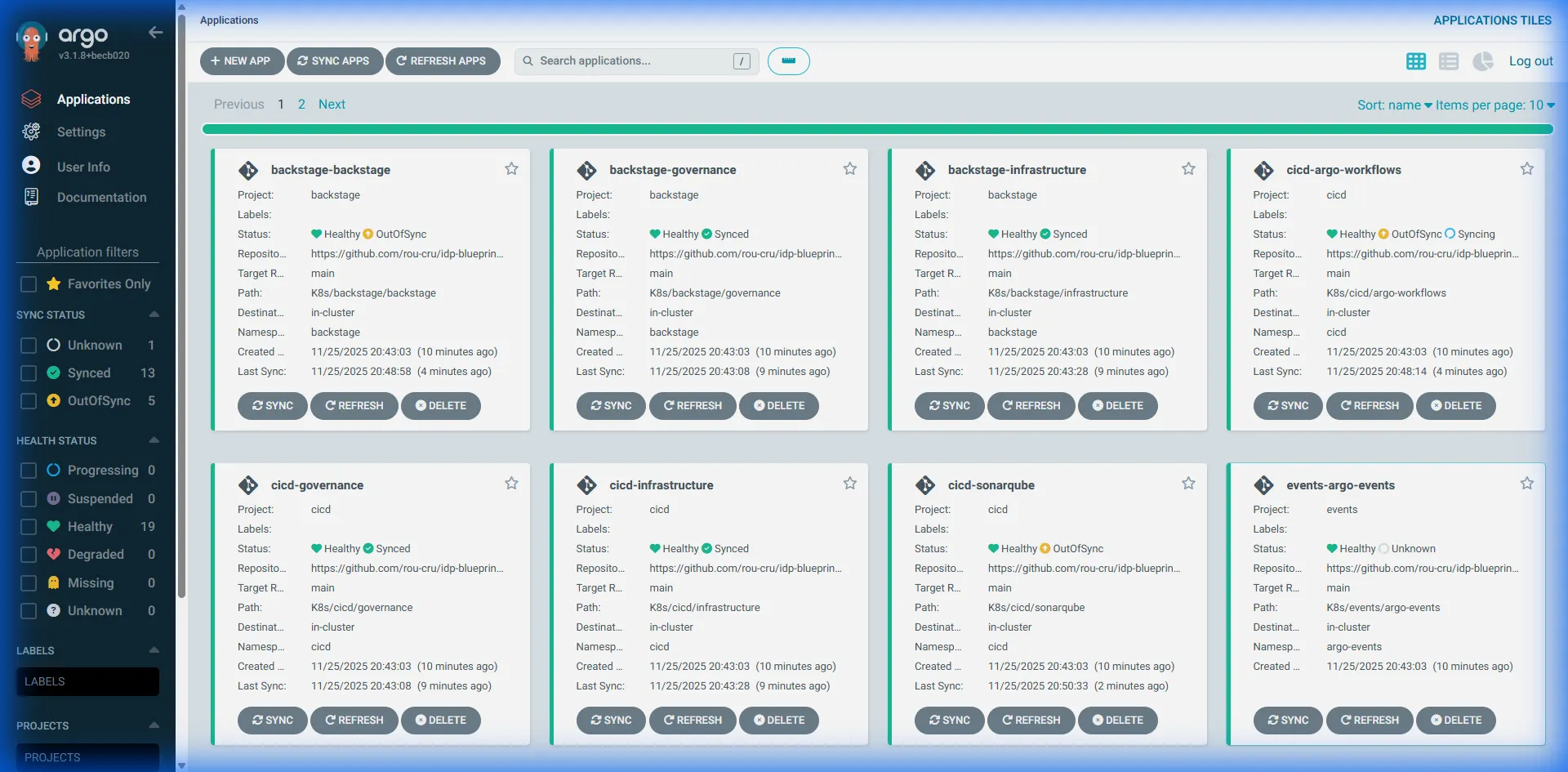 ArgoCD UI Placeholder