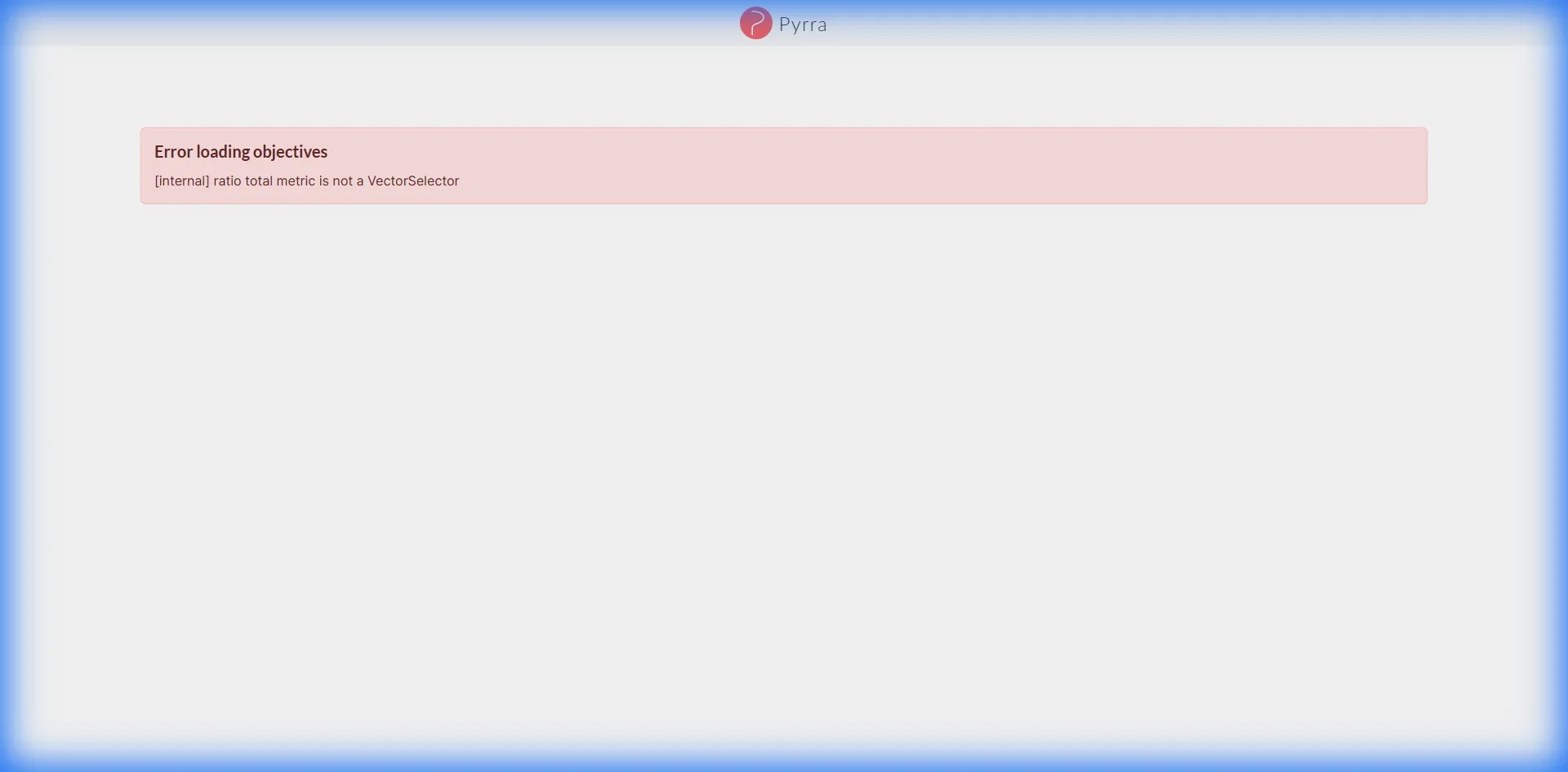 Pyrra UI Placeholder